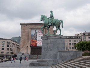 Place du Grand Sablon (2 Jul 17) Place de l'Albertine/Mont des Arts, Place Royale, Place du Grand Sablon, Justice Palace (Palais de Justice) - 2 July...