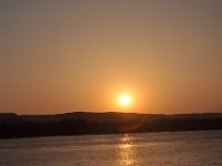 DSC_7689 A sunset over Aswan from the Minerva cruise ship on the Nile River - Aswan, Egypt -- 1 July 2013