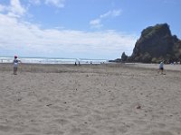 DSC_1309 View of the beach and Lion Rock - Piha Beach (Piha, New Zealand)