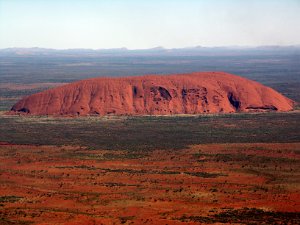 Uluru Aerial View (14 Jun 05)