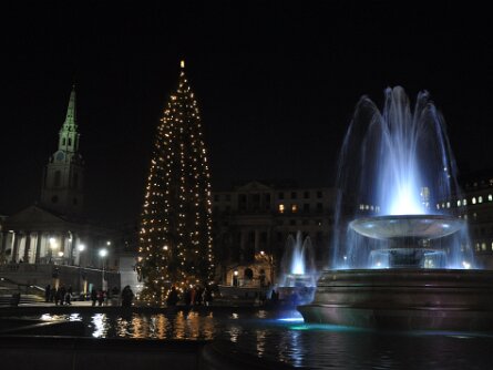 Traflgar Square (25 Dec 09) Traflgar Square (25 December 2009)