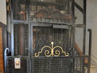 DSC_0776 The old fashined 2 person elevator of Hotel Nicea -- A few days in Nice (28 April 2012)