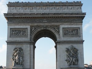 L'Arc de Triomphe (17 Jan 03) Visit to L'Arc de Triomphe (17 January 2003)