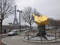 DSC_2459 The Liberty Torch & La Tour Effeil -- Pre-New Year in Paris (Île-de-France, France)