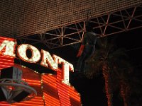 DSC_5513 Stuck on the zip line -- A trip to Freemont Street (Las Vegas, NV) -- 19 January 2013