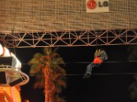 DSC_5514 Stuck on the zip line -- A trip to Freemont Street (Las Vegas, NV) -- 19 January 2013