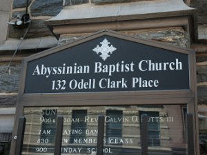 Harlem (28 Sep 14) A visit to Abyssinian Baptist Church (Harlem) -- 28 September 2014