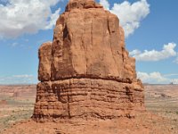 DSC_2657 Mr. Cool enjoying the view of Landmarks on the Landscape at Arches National Park, Moab, Utah (1 September 2012)