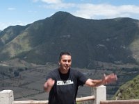 DSC_9976 Robert strikes a pose -- Pululahau Volcanic Crater (Quito, Ecuador) - 27 December 2015
