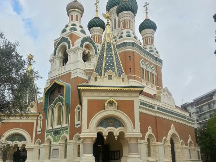 L'Eglise Russe (17 Apr 16) A visit to the Cathédrale/L'Eglise Russe (Nice, La Côte d'Azur, France) -- 17 April 2016