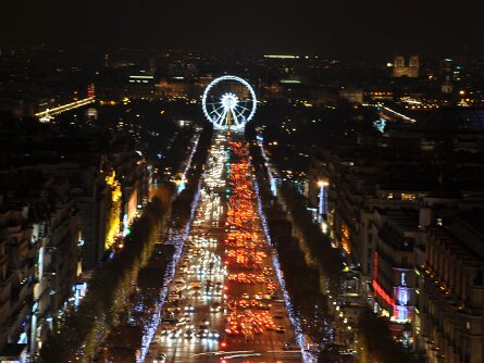 Champs-Élysées area Champs-Élysées, L'Arc de Triomphe, Place de la Concorde, and surrounding areas (10-12 December 2010)