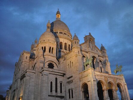 Paris Churches... Various churches in Paris (Basilique du Sacré-Cœur de Montmartre, Notre-Dame de Paris, L'Église Saint-Sulpice)