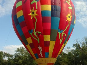 Ballooning/Chester County (10 Aug 14) Sunset flight on Air Ventures Hot Air Balloon -- Chester County, PA (10 August 2014)