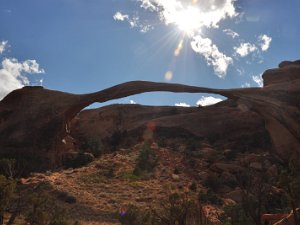 The Landscape Arch A visit to The Landscape Arch in Arches National Park (1 September 2012)